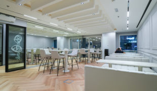 Modern and inspiring coworking space in business bay Dubai with bright spaces and a collaborative atmosphere.